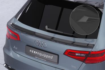 CSR Heckspoiler | Heckflügel mit ABE für Audi A3 / S3 / RS3 8V HF124-S schwarz matt strukturiert (keine Lackierung erforderlich)