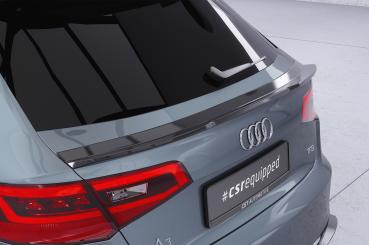 CSR Heckspoiler | Heckflügel mit ABE für Audi A3 / S3 / RS3 8V HF124-L schwarz matt (Lackierung erforderlich)