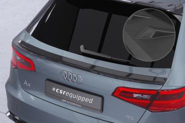 CSR Heckspoiler | Heckflügel mit ABE für Audi A3 / S3 / RS3 8V HF124-L schwarz matt (Lackierung erforderlich)