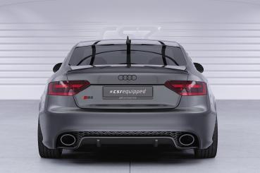 CSR Heckspoiler | Heckflügel mit ABE für Audi RS5 (8T) Coupe HF125-S schwarz matt strukturiert (keine Lackierung erforderlich)