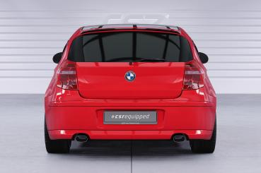 CSR Heckspoiler | Heckflügel mit ABE für BMW 1er E81 / E87 HF128-G Glossy schwarz Hochglanz (keine Lackierung erforderlich)