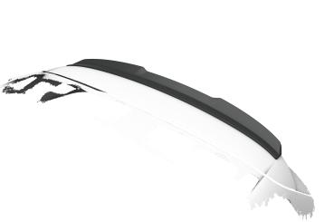 CSR Heckspoiler | Heckflügel mit ABE für Ford Mondeo MK4 (BA7) Turnier HF130-K Kupfer matt (keine Lackierung erforderlich)