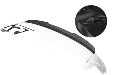 CSR Heckspoiler | Heckflügel mit ABE für Ford Mondeo MK4 (BA7) Turnier HF130-G Glossy schwarz Hochglanz (keine Lackierung erforderlich)