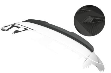 CSR Heckspoiler | Heckflügel mit ABE für Ford Mondeo MK4 (BA7) Turnier HF130-M Carbon Look matt strukturiert (keine Lackierung erforderlich)