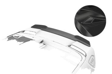 CSR Heckspoiler | Heckflügel mit ABE für GWM Ora Funky Cat / Haomao GT HF135-C Carbon Look Hochglanz (keine Lackierung erforderlich)