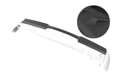 CSR Heckspoiler | Heckflügel mit ABE für Mercedes-Benz Viano W639 / V639 HF143-L Lackierung erforderlich (unlackiert)