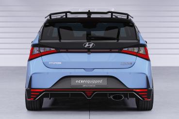 CSR Heckspoiler | Heckflügel mit ABE für Hyundai I20 (BC3) N / N-Performance HF147-L schwarz matt (Lackierung erforderlich)