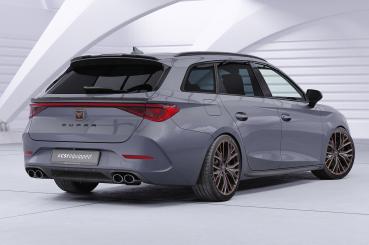 CSR Heckspoiler | Heckflügel mit ABE für Seat / Cupra Leon 4 (Typ KL) ST HF150-L schwarz matt (Lackierung erforderlich)