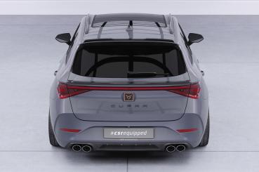 CSR Heckspoiler | Heckflügel mit ABE für Seat / Cupra Leon 4 (Typ KL) ST HF150-L schwarz matt (Lackierung erforderlich)