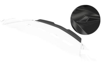 CSR Heckspoiler | Heckflügel mit ABE für Opel GT (Roadster) HF153-C Carbon Look Hochglanz (keine Lackierung erforderlich)