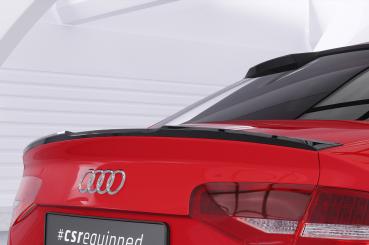 CSR Heckspoiler | Heckflügel mit ABE für Audi A4 B8 (Typ 8K) Limousine HF154-M Carbon Look matt strukturiert (keine Lackierung erforderlich)