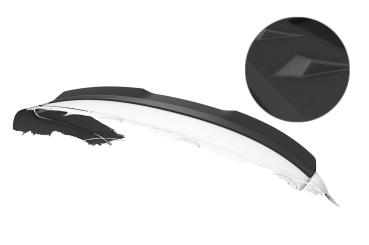 CSR Heckspoiler | Heckflügel mit ABE für Seat Leon 2 (Typ 1P) HF161-S Strukturiert schwarz matt (keine Lackierung erforderlich)