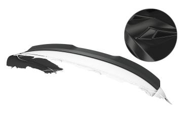 CSR Heckspoiler | Heckflügel mit ABE für Seat Leon 2 (Typ 1P) HF161-G Glossy schwarz Hochglanz (keine Lackierung erforderlich)