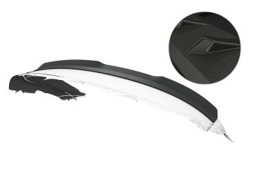 CSR Heckspoiler | Heckflügel mit ABE für Seat Leon 2 (Typ 1P) HF161-M Carbon Look matt strukturiert (keine Lackierung erforderlich)