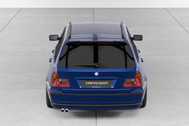 CSR Heckspoiler | Heckflügel mit ABE für BMW 3er E46 HF163-S Strukturiert schwarz matt (keine Lackierung erforderlich)
