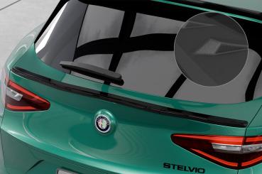 CSR Heckspoiler | Heckflügel mit ABE für Alfa Romeo Stelvio HF166-S schwarz matt strukturiert (keine Lackierung erforderlich)