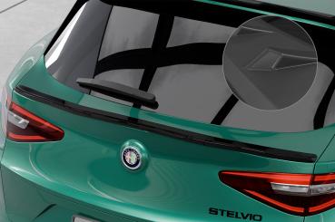 CSR Heckspoiler | Heckflügel mit ABE für Alfa Romeo Stelvio HF166-L schwarz matt (Lackierung erforderlich)