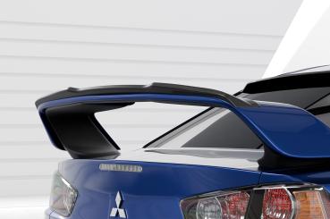 CSR Heckspoiler | Heckflügel mit ABE für Mitsubishi Lancer Evolution X HF168-C Carbon Look Hochglanz (keine Lackierung erforderlich)