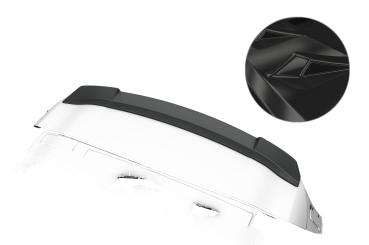 CSR Heckspoiler | Heckflügel mit ABE für Mercedes Benz GLB X247 HF170-G Glossy schwarz Hochglanz (keine Lackierung erforderlich)