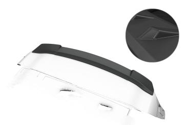 CSR Heckspoiler | Heckflügel mit ABE für Mercedes Benz GLB X247 HF170-L Lackierung erforderlich (unlackiert)