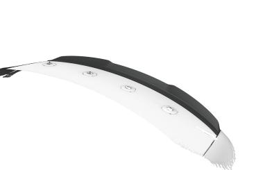 CSR Heckspoiler | Heckflügel mit ABE für Mercedes Benz E-Klasse W214 Limousine HF173-S Strukturiert schwarz matt (keine Lackierung erforderlich)