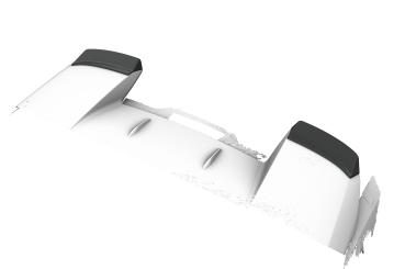 CSR Heckspoiler | Heckflügel mit ABE für Toyota bZ4X / Subaru Solterra HF174-G Glossy schwarz Hochglanz (keine Lackierung erforderlich)