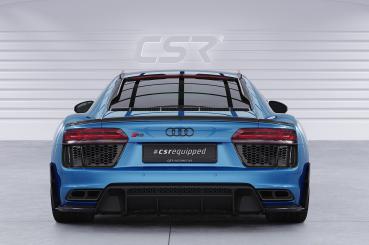 CSR Heckspoiler | Heckflügel mit ABE für Audi R8 4S Coupe HF190-G Glossy schwarz Hochglanz (keine Lackierung erforderlich)