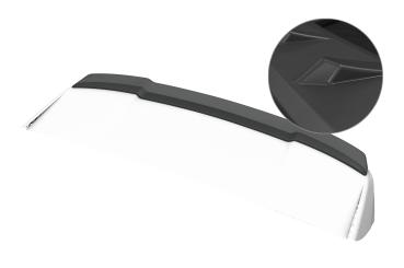 CSR Heckspoiler | Heckflügel mit ABE für Ford Edge MK2 HF199-L Lackierung erforderlich