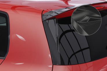 CSR Heckspoiler | Heckflügel mit ABE für VW Golf 6 (1K) Schrägheck (Basis) HF217-C Carbon Look Hochglanz (keine Lackierung erforderlich)