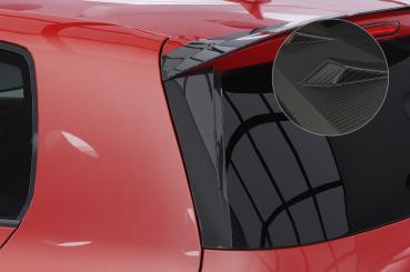 CSR Heckspoiler | Heckflügel mit ABE für VW Golf 6 (1K) Schrägheck (Basis) HF217-M Carbon Look matt strukturiert (keine Lackierung erforderlich)