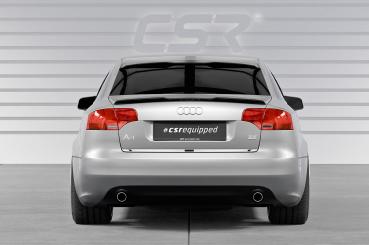CSR Heckspoiler | Heckflügel mit ABE für Audi A4 B7 (Typ 8E) Limo HF218-C Carbon Look Hochglanz (keine Lackierung erforderlich)
