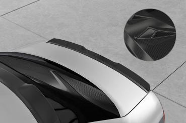 CSR Heckspoiler | Heckflügel mit ABE für Audi A4 B7 (Typ 8E) Limo HF218-C Carbon Look Hochglanz (keine Lackierung erforderlich)