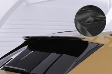 CSR Heckspoiler | Heckflügel mit ABE für Audi Q8 / SQ8 (Typ 4M) SUV HF219-C Carbon Look Hochglanz (keine Lackierung erforderlich)