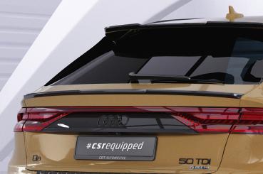 CSR Heckspoiler | Heckflügel mit ABE für Audi Q8 / SQ8 /RSQ8 (Typ 4M) SUV HF220-M Carbon Look matt strukturiert (keine Lackierung erforderlich)