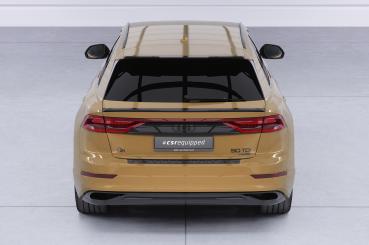 CSR Heckspoiler | Heckflügel mit ABE für Audi Q8 / SQ8 /RSQ8 (Typ 4M) SUV HF220-M Carbon Look matt strukturiert (keine Lackierung erforderlich)