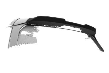 CSR Heckspoiler | Heckflügel mit ABE für Citroen C5 Aircross HF224-L Lackierung erforderlich (unlackiert)