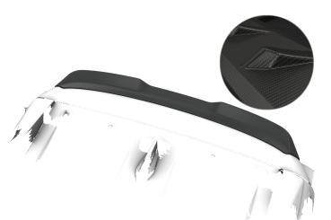 CSR Heckspoiler | Heckflügel mit ABE für Dacia Jogger HF225-M Carbon Look matt strukturiert (keine Lackierung erforderlich)