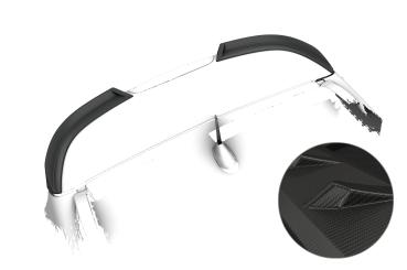 CSR Heckspoiler | Heckflügel mit ABE für Jeep Renegade HF227-M Carbon Look matt strukturiert (keine Lackierung erforderlich)