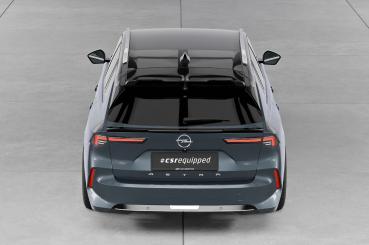 CSR Heckspoiler | Heckflügel mit ABE für Opel Astra L Sports Tourer HF230-C Carbon Look Hochglanz (keine Lackierung erforderlich)