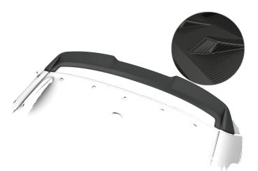 CSR Heckspoiler | Heckflügel mit ABE für VW Passat B6 Typ 3C HF238-M Carbon Look matt strukturiert (keine Lackierung erforderlich)