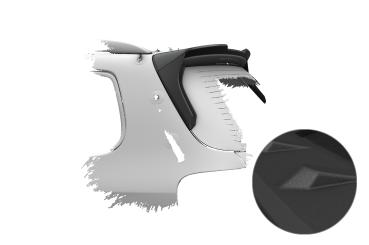 CSR Heckspoiler | Heckflügel mit ABE für VW Passat B6 (Typ 3C) Variant HF239-S Strukturiert schwarz matt (keine Lackierung erforderlich)