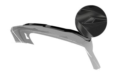 CSR Heckspoiler | Heckflügel mit ABE für DFSK Forthing 4-U-Tour HF242-C Carbon Look Hochglanz (keine Lackierung erforderlich)