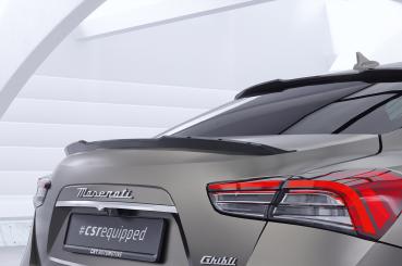 CSR Heckspoiler | Heckflügel mit ABE für Maserati Ghibli III (Tipo M157) HF248-M Carbon Look matt strukturiert (keine Lackierung erforderlich)