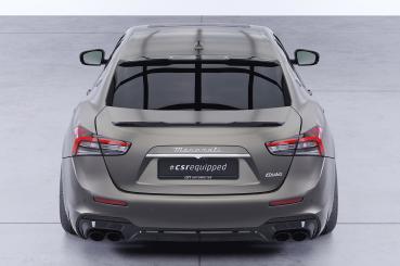 CSR Heckspoiler | Heckflügel mit ABE für Maserati Ghibli III (Tipo M157) HF248-M Carbon Look matt strukturiert (keine Lackierung erforderlich)