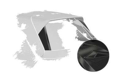 CSR Heckspoiler | Heckflügel mit ABE für VW Golf 8 (Typ CD) HF252-C Carbon Look glänzend (keine Lackierung erforderlich)