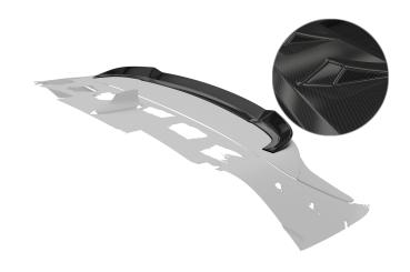 CSR Heckspoiler | Heckflügel mit ABE für MG Marvel R HF254-C Carbon Look Hochglanz (keine Lackierung erforderlich)