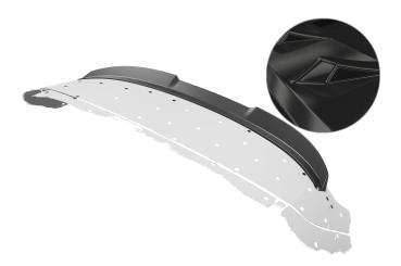 CSR Heckspoiler | Heckflügel mit ABE für BMW X1 F48 HF260-G Glossy schwarz Hochglanz (keine Lackierung erforderlich)