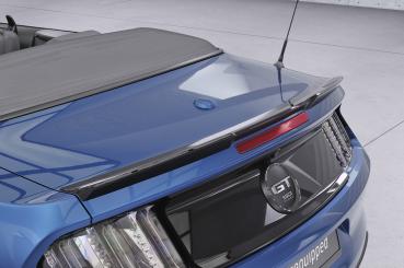 CSR Heckspoiler | Heckflügel mit ABE für Ford Mustang VI Cabrio  HF264-L schwarz matt (Lackierung erforderlich)