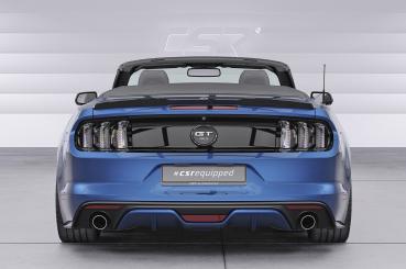 CSR Heckspoiler | Heckflügel mit ABE für Ford Mustang VI Cabrio  HF264-L schwarz matt (Lackierung erforderlich)