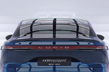 CSR Heckspoiler | Heckflügel mit ABE für Lucid Air Pure, Touring und Grand Touring HF270-S Strukturiert schwarz matt (keine Lackierung erforderlich)